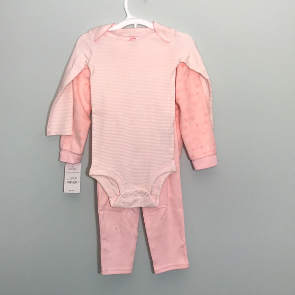 NWT 18 Months Carters 3 piece sweatshirt set